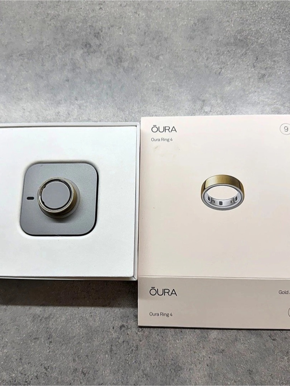 Oura Ring 4 Gold Size 9